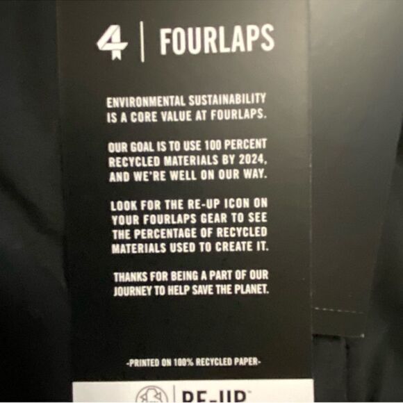 NWT FourLaps Men’s Athletic Command Shorts Black Under Bike Short - Size XXL - Picture 11 of 15